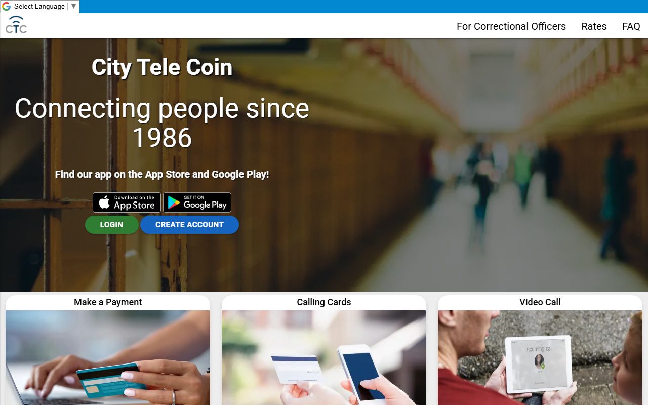Red River Parish Jail City Tele Coin phone and video account services